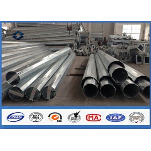 China Electric Steel Power Transmission Pole with Slip Joint Connection 10KV- 550KV on sale