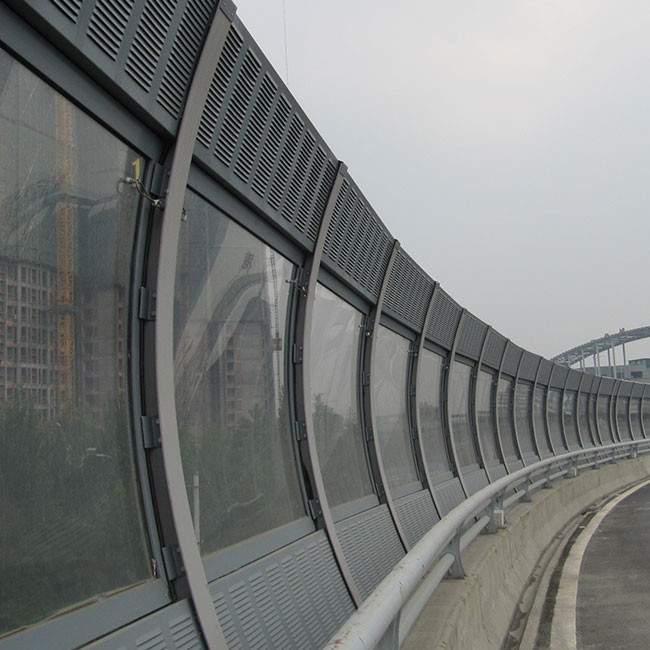 UV Protected Traffic Noise Barrier Fence Acrylic Sheet Noise Barrier