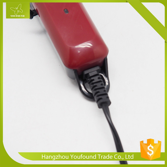 JW-2020 Red Popular Shap Cuttiing Machinery Cord Magic Clip Hair Clippers