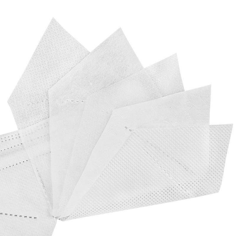 White Non Woven 5 Layers FFP2 Protection Mask