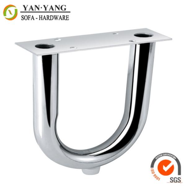 12cm high popular new style furniture feet iron metal bend shaped sofa feet SL
