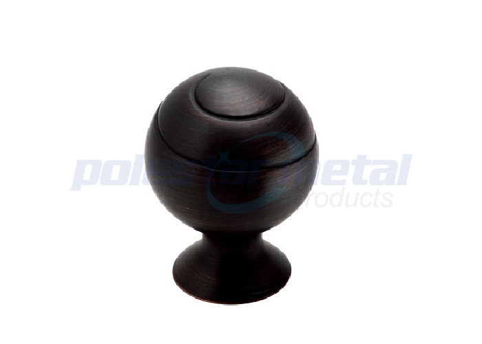 Brushed Nickel Cabinet Hardware Zinc Alloy Modern Round Cabinet Knobs