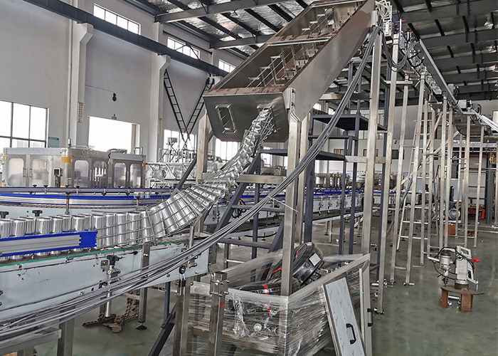 Automatic Beer Cans Rinser Filler Seamer 250ml Beverage Can Filling Machine