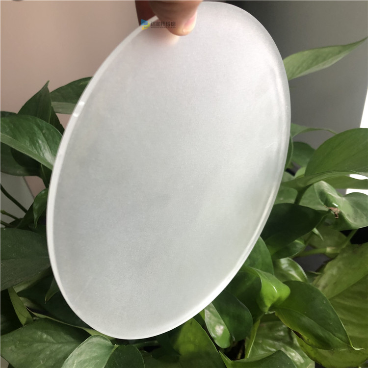 Customized Safety Frosted Glass Acid Etched Glass Ultra Clear Anti Fog Mirror