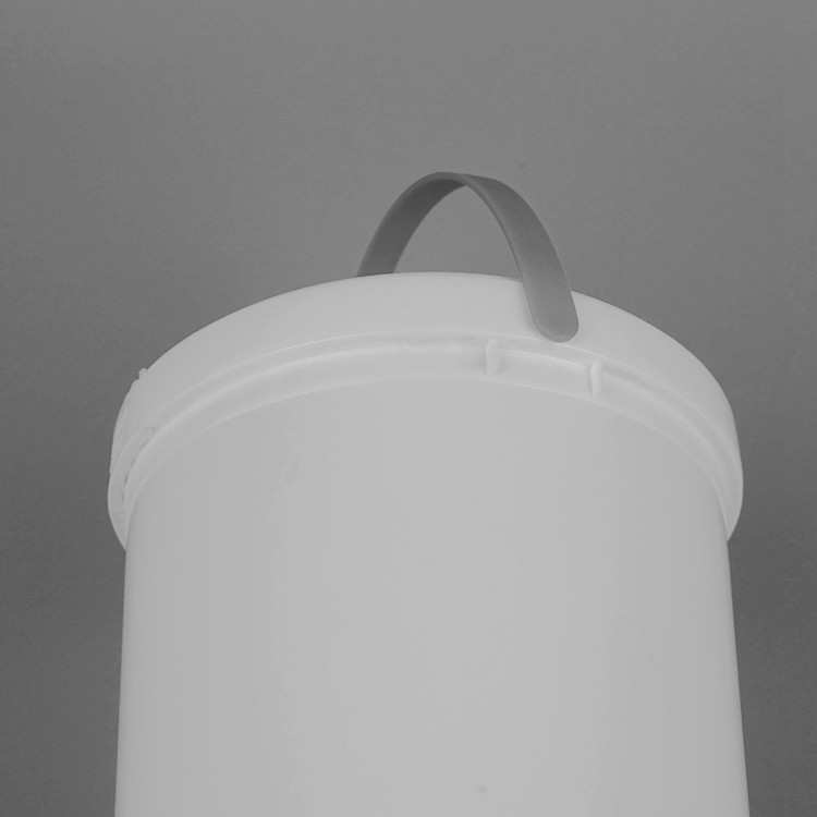 Food Safe 1L 33oz Small Black Plastic Buckets For Ice Cream