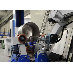 PLC Control CNC Polishing Machine Dished Head Aluminium Buffing Machine