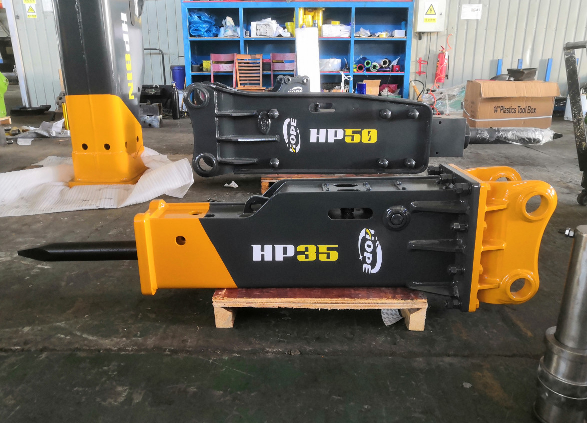 2 Ton-3.5 Ton Excavator Hydraulic Breaker Attachment For Sany Doosan Lonking53