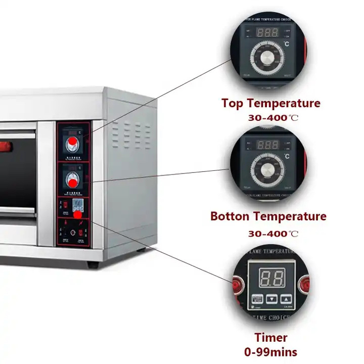 Digital Display Independent Temperature Control Cooking &amp; Baking Oven Equipment