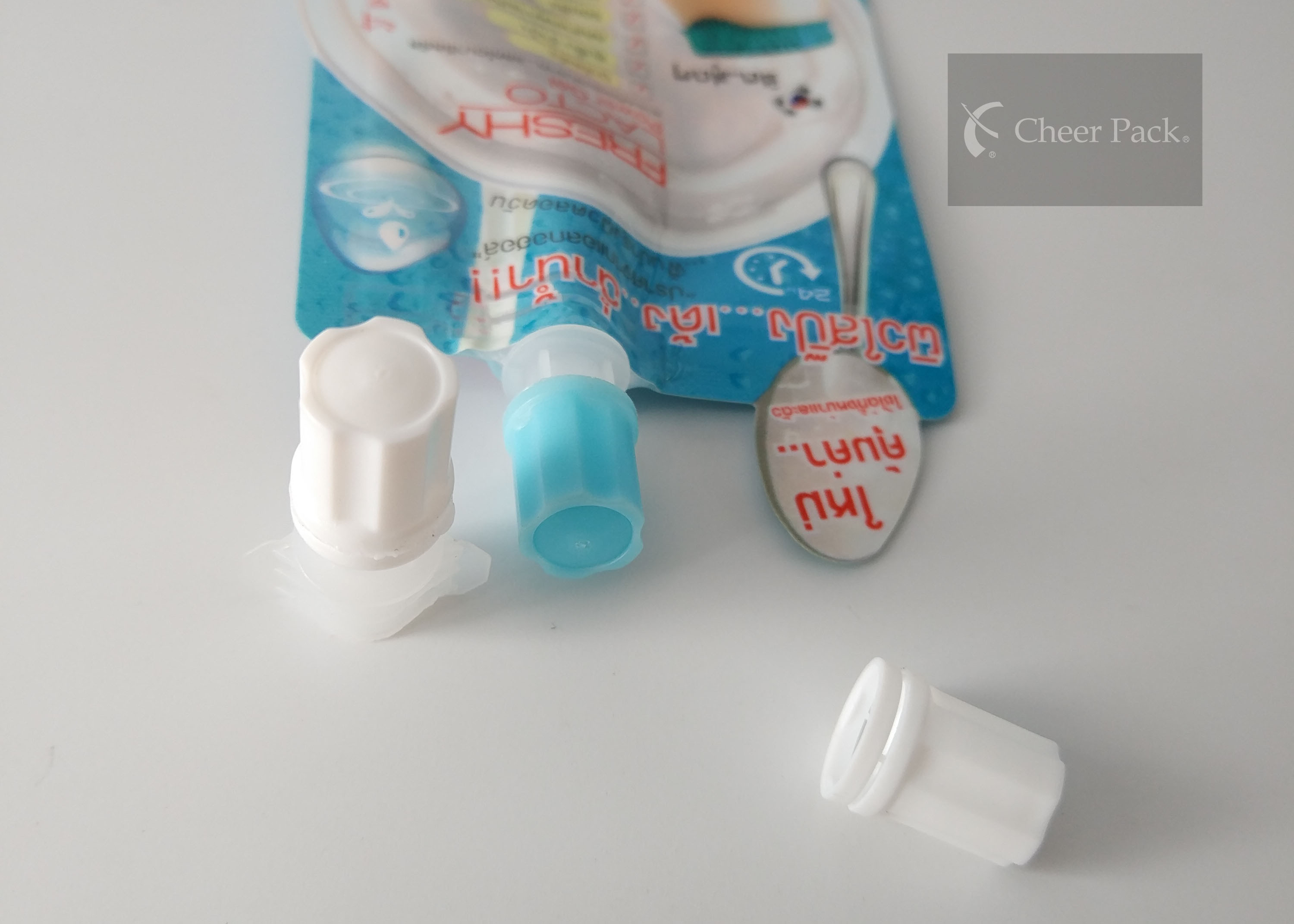 Durable Small Twist Spout Cap For Small Capacity Face Mask Pouch