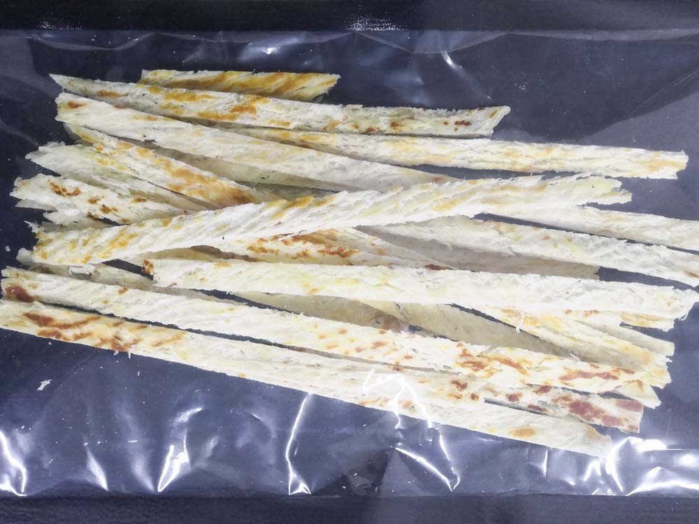 Grill Dried Salted Squid Strip Thailand Iron Roasted Dosicicus Gigas