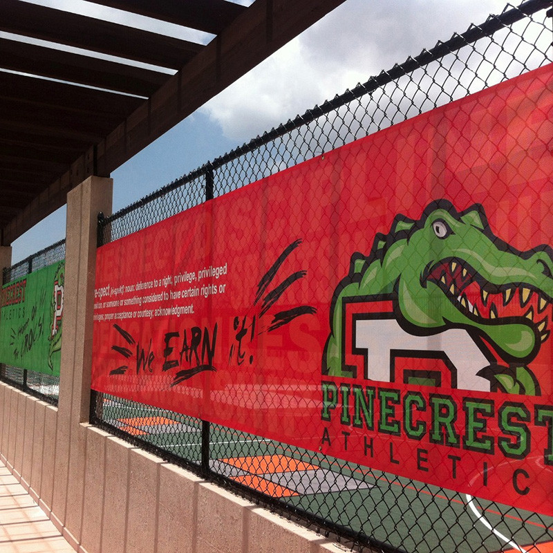 Eco Friendly 100 Polyester Banner Material Digital Printing For Advertising