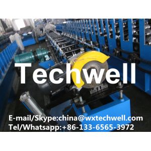 U Profile Purlin Roll Forming Machine With Hydraulic Cutting Device Hydraulic