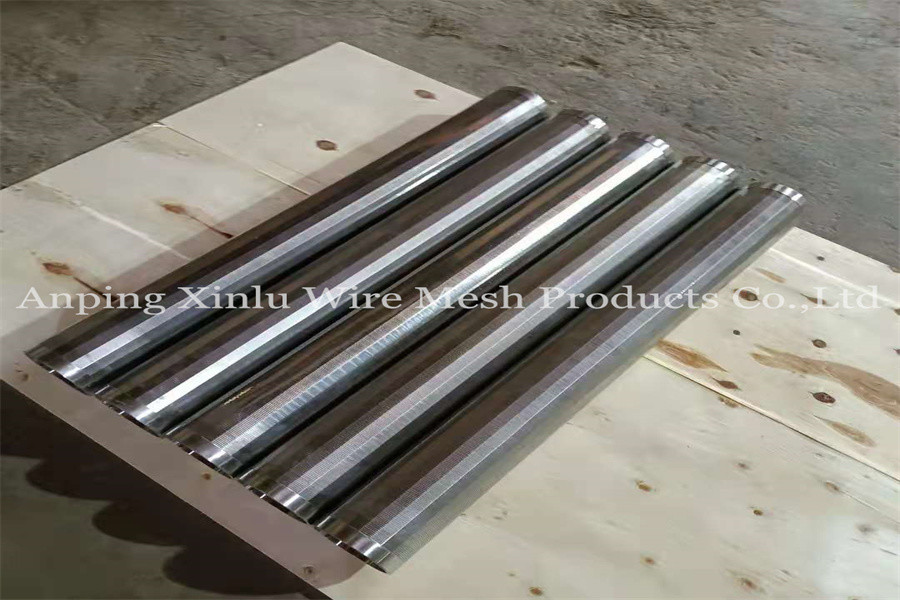 Oil And Gas Industry Johnson V Wire Wrapped Well Screen Pipe Profile SS304 304L 316 316L 321 Q195 Q235