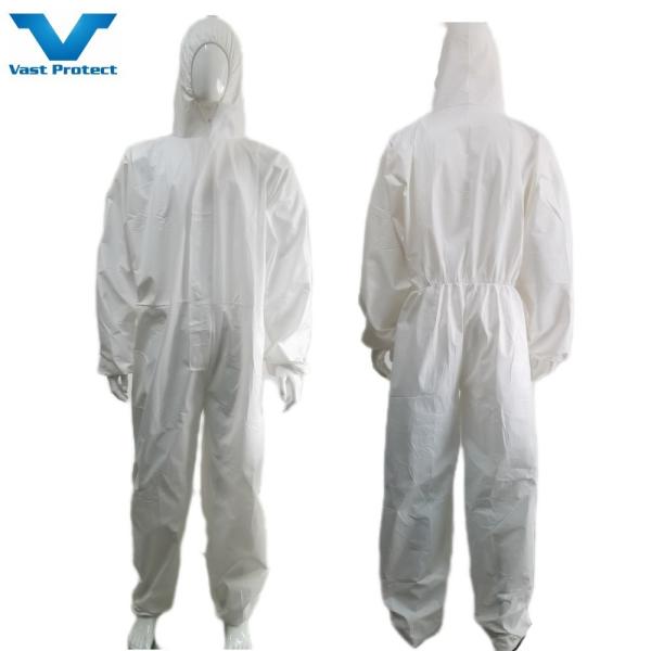 50000PCS/Day Production Ability Non-Woven Isolation Coveralls CE Protective