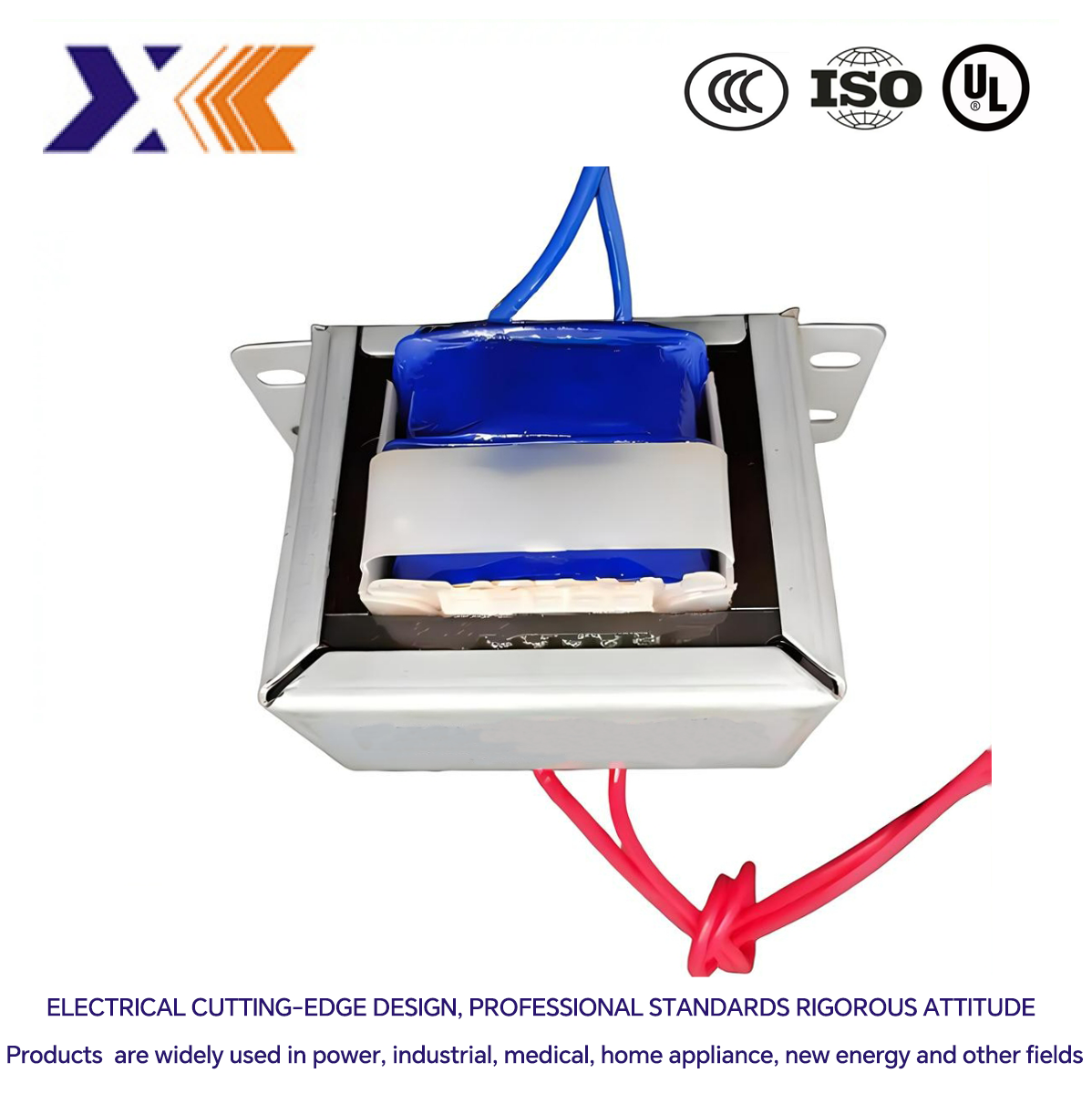Customized D/C Copper Wire Shell-type Single Phase Ei Transformer for Medical Device