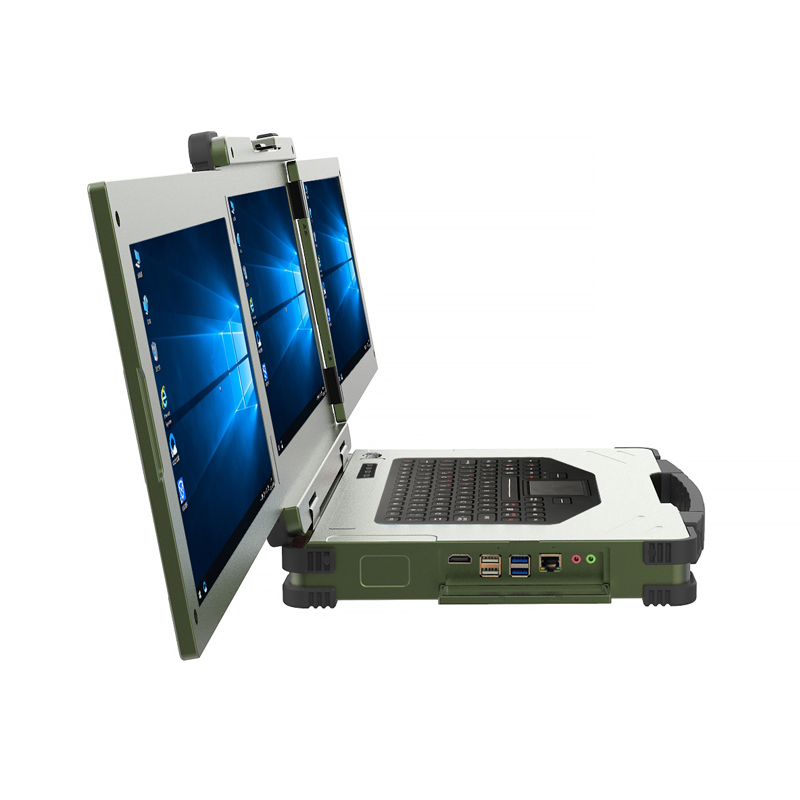 15 Inch Rugged Windows Laptop Low Temperature Backlight Waterproof Keyboard