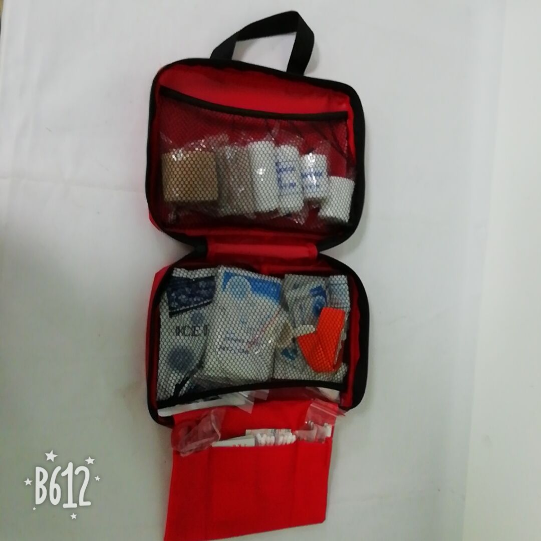 Family Travel First Aid Kit Essentials For Travelling Animal Road Hiking Dog Emergency 20cm