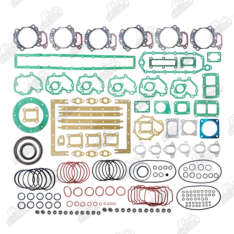 OKEIMT 6D125-O Engine Overhaul Full Gasket Kit For Excavator Parts