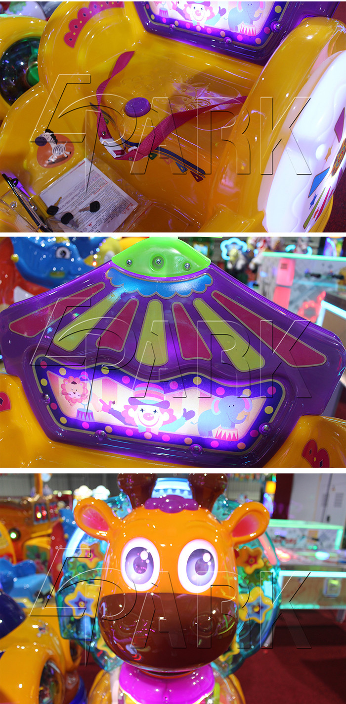 Shining Gear Mp3 Kiddy Ride Machine With Popular Music And Dynamic Games