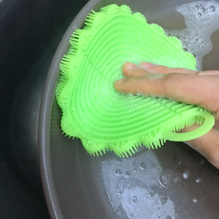 best selling products as seen on tv 2018 household items Silicone Cleaning Brush sponge scrubber
