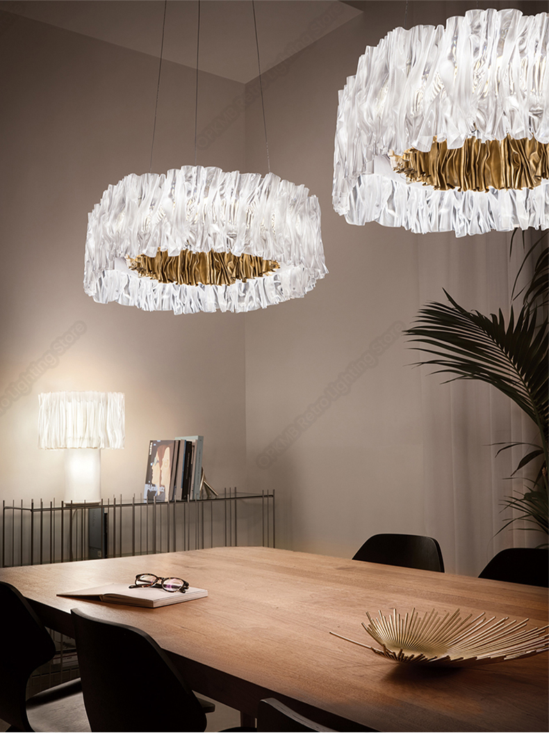 Modern Designer LED Pendant Light Nordic Circle Pendant Lamp(WH-MI-446)