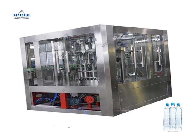 Stainless Steel Automatic Water Filling Machine , Bottled Water Manufacturing