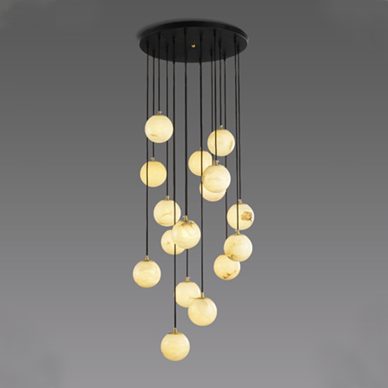 Ordic Glass Ball Cluster Modern Chandeliers Pendant Lights E27 ODM