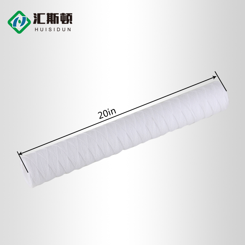 20*2.5 PP Water Filter Cartridge for Household Pre-Filtration in Food Beverage Suitable