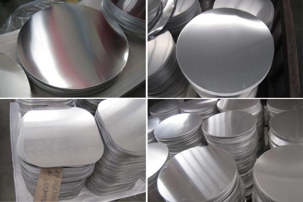 1050 1060 1100 3003 Aluminium Sheet Circle / Round Metal Circles For Cooking