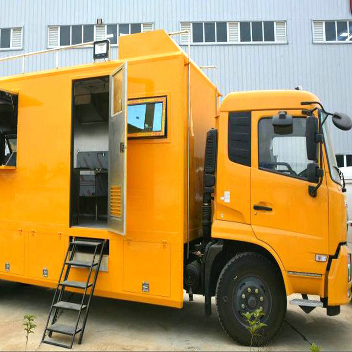 King Run Mobile Kitchen Truck For Outdoor Engineering Project Camping Dining