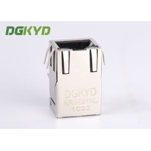 100Mb single port 8 pin modular jack rj45 ethernet connector with isolation RJ45