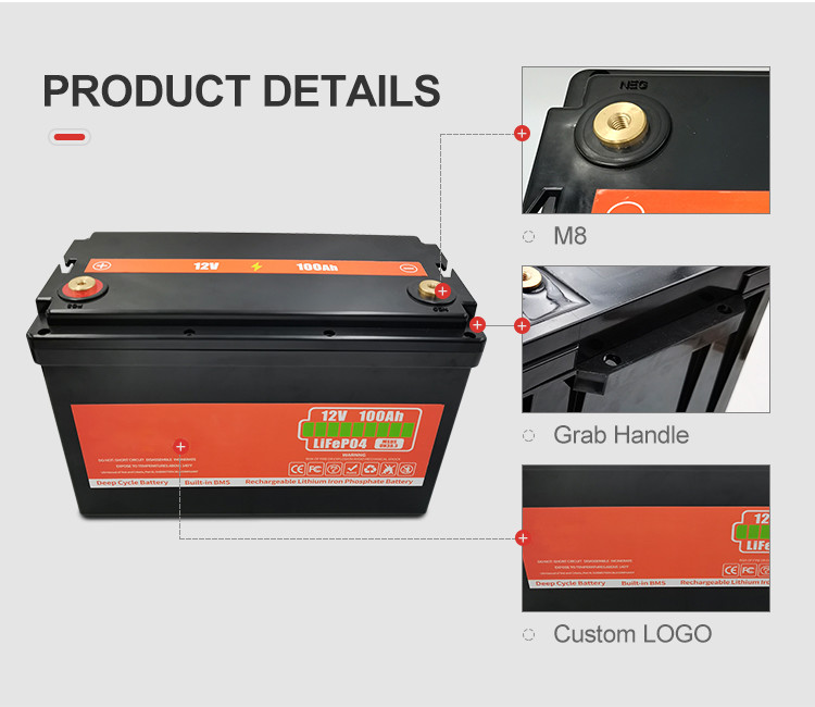 OEM Lithium Battery 12v 50Ah Solar Battery Pack With Deep Cycle