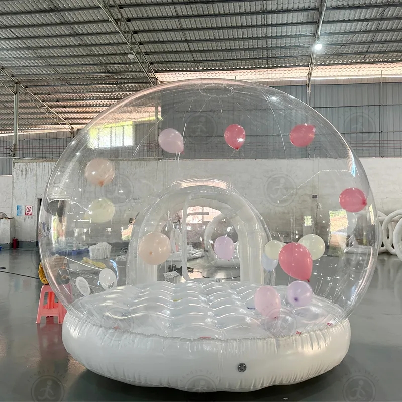 New Style Inflatable Balloon Bubble Tent KidsJumping House Bubble Dome with Balloon Flying