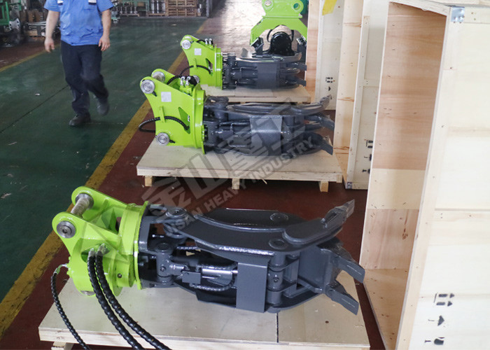 1000mm Jaw Opening Mini Digger Log Grab 360 Degree Hydraulic Rotating