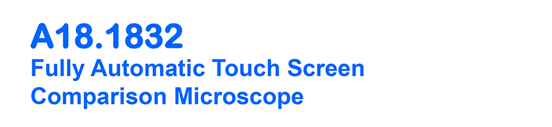OPTO EDU A18.1832 Touch Screen Motorized/Manual Digital Comparison Microscope 2x~240x