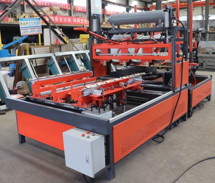 Semi Automatic Pallet Nailing Machine, nailing machine for wooden pallet, machine to nail the pallet
