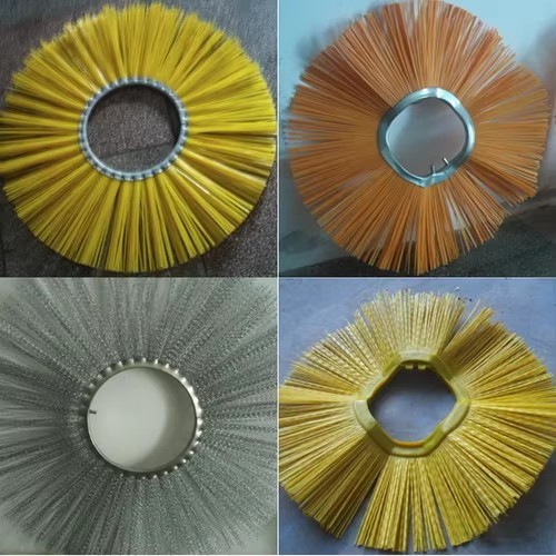 Factory Price Convoluted Sweeper Brush High Hardness Mix Wire Wafer Brush