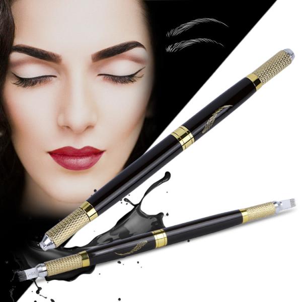 Wholesale Price Eyebrow Microblading Pen 2 head Tattoo Pen for Permanent Makeup