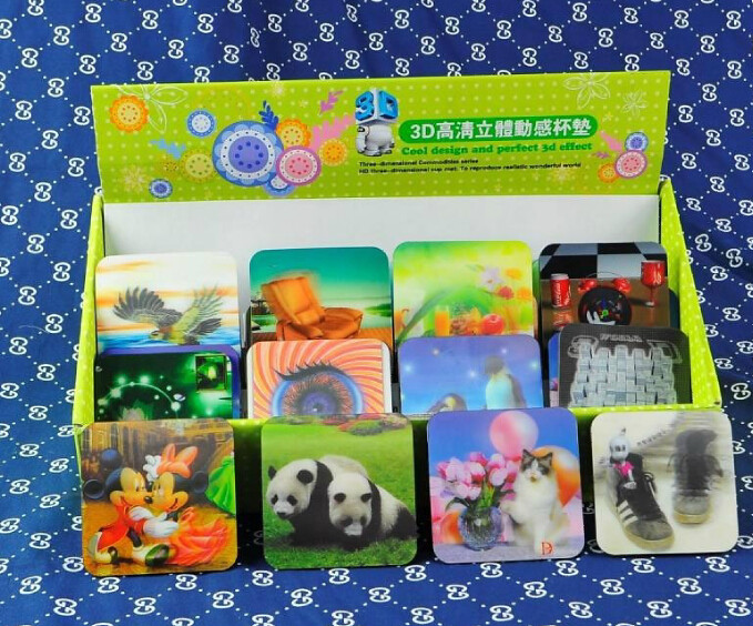 PLASTIC LENTICULAR customized shape 3d lenticular tags pp pet materical 3d motion changing printing lenticular tags