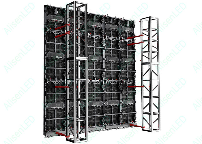 16:9 Fixed Indoor LED Display Screen AOB RGB Full Color 600mmx337.5mm Cabinet