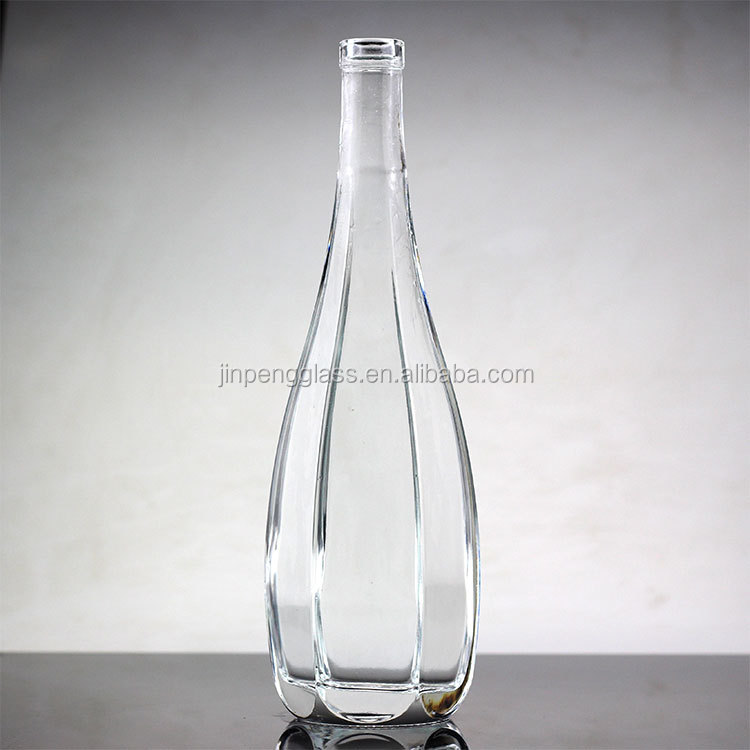 300ML Empty Slender Shape Glass Cooking Oil Bottle Customized for and Industrial