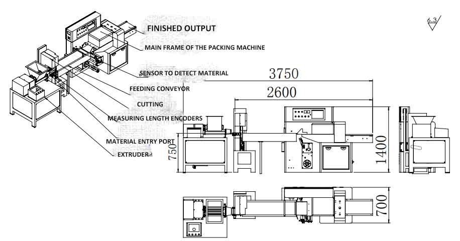 220V Horizontal Plasticine Packing Machine 60HZ For Candy Mud Child Mud
