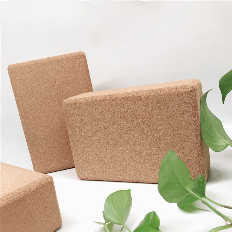 4"X6"X9" Eco Cork Yoga Block Brick Improve Strength Flexibility Balance