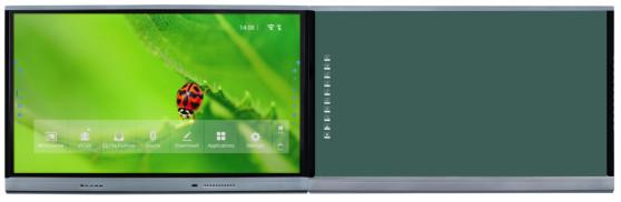 Intelligent Blackboard 75-98 Inch Smart TV Monitors Whiteboard Flat Panel with