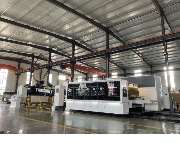 FFG Automatic Vacuum Transfer Flexo Printing Slotting Die Cutting Folding Gluing