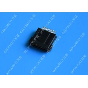 Rectangular External SATA Notebook Connector Crimping Assembling Style