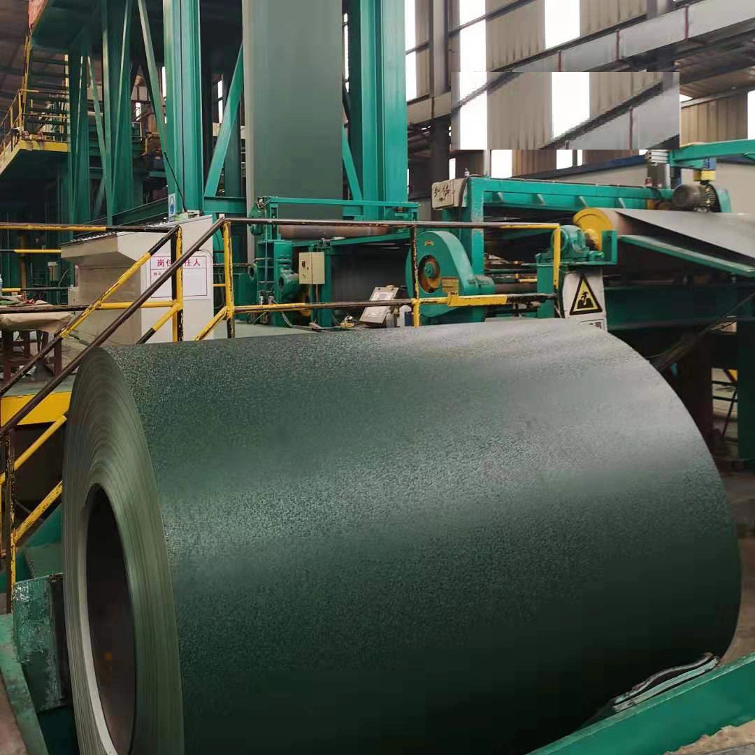 Matt Anti-Scratch Textured Matte Surface Prepainted Galvanized Wrinkle Colour Coated Steel Coil PE Regular SMP HDP