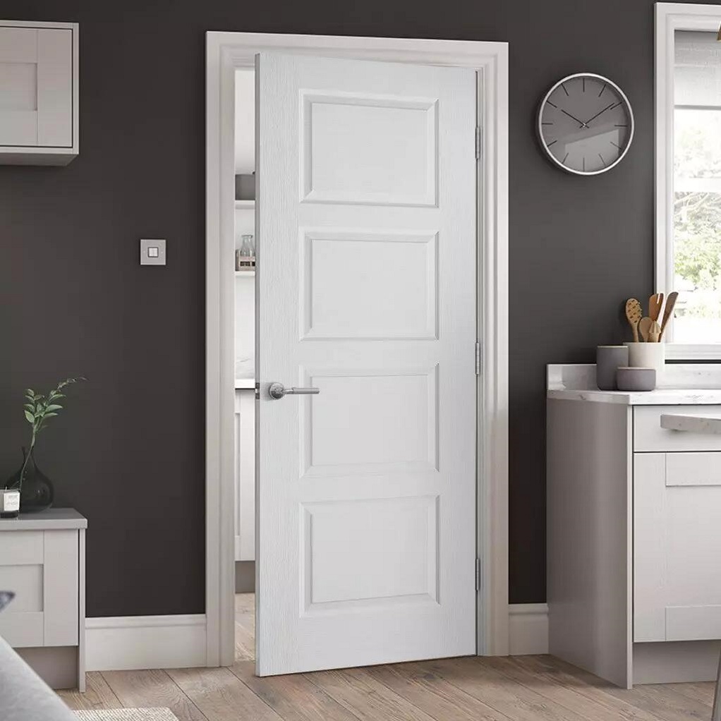 Modern Simple YALIG 2022 High End Custom Wooden Interior Door for Simple Installation