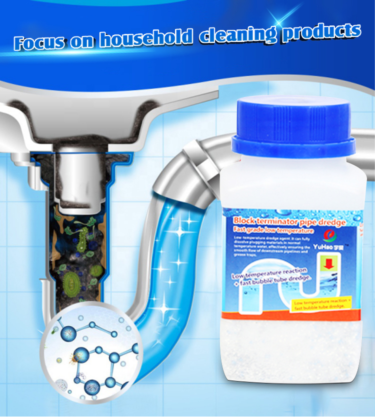 Convenience Stores Sink Blocked Drain Cleaners Powder Active Ingredient Content 80%