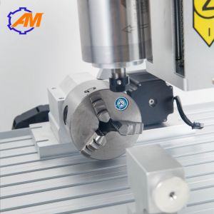 On sale mini metal cnc engraving copper machine Small 4th axis 3040 cnc router